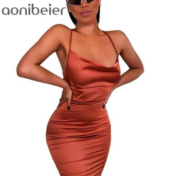 spaghetti neon satin lace up summer women bodycon long midi dress sleeveless backless party outfits dresses 210604, Black;gray
spaghetti neon satin lace up summer women bodycon long midi dress sleeveless backless party outfits dresses 210604, Black;gray