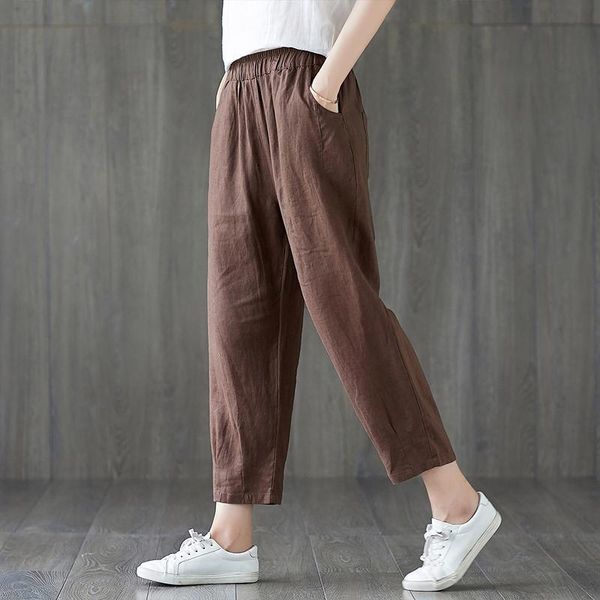 women's pants & capris cotton and linen harem women loose big size thin solid color high waist casual, Black;white
women's pants & capris cotton and linen harem women loose big size thin solid color high waist casual, Black;white