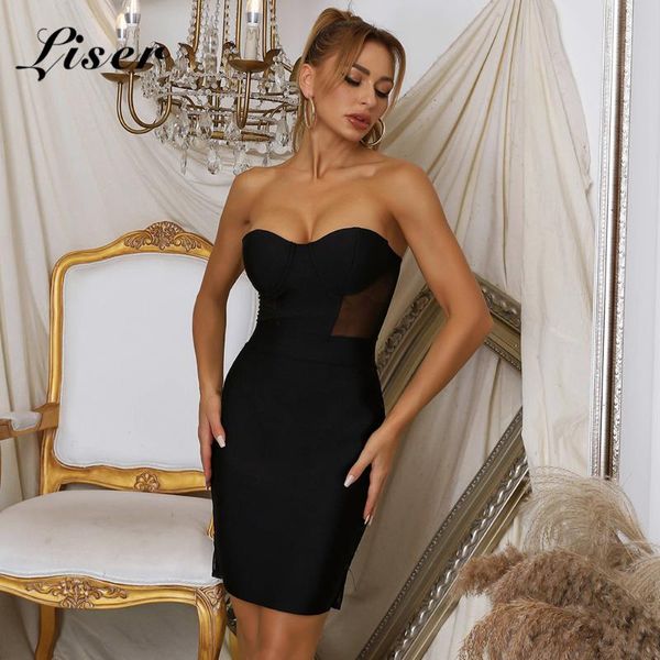 casual dresses liser 2021 summer women dress black strapless corset mini bandage elegant club celebrity party vestidos, Black;gray
casual dresses liser 2021 summer women dress black strapless corset mini bandage elegant club celebrity party vestidos, Black;gray
