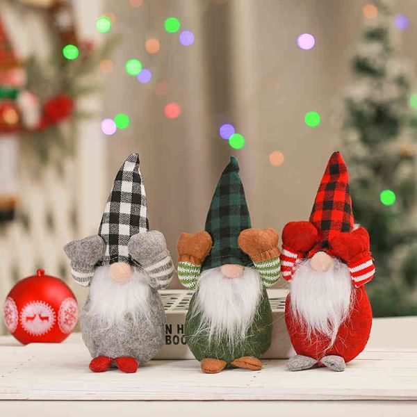 christmas new decoration plaid cover face doll forest old man faceless santa claus trinket
christmas new decoration plaid cover face doll forest old man faceless santa claus trinket