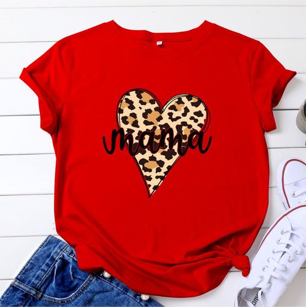 women's t-shirt 2021 oversized summer leopard love mama tshirt 100% cotton pattern o-neck short sleeve white
women's t-shirt 2021 oversized summer leopard love mama tshirt 100% cotton pattern o-neck short sleeve white