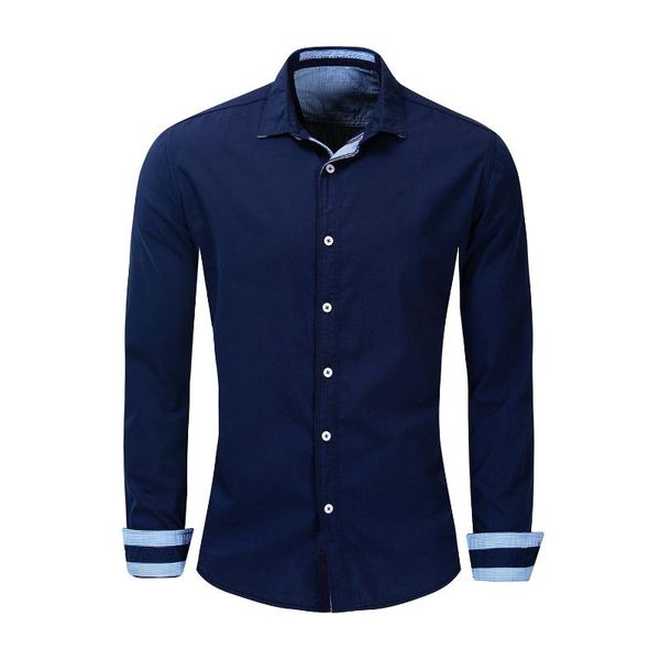 men's casual shirts european and american long-sleeved solid color oxford cotton plus size shirt, White;black
men's casual shirts european and american long-sleeved solid color oxford cotton plus size shirt, White;black