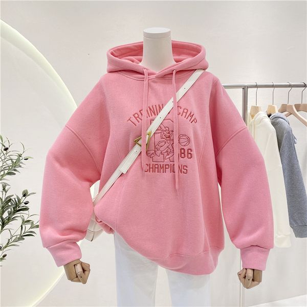 hoodies cartoon embroidery hoodie women's autumn and winter westernized age reducing loose lazy plush thickened casual coat, Black
hoodies cartoon embroidery hoodie women's autumn and winter westernized age reducing loose lazy plush thickened casual coat, Black