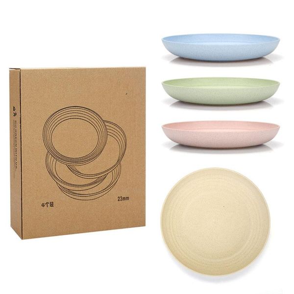 dishes & plates lightweight wheat straw 4pcs unbreakable and sets non-toxin safe healthy for kids children adults mu8669
dishes & plates lightweight wheat straw 4pcs unbreakable and sets non-toxin safe healthy for kids children adults mu8669
