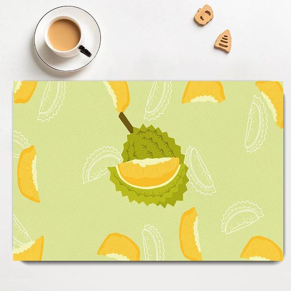 mats & pads 3 pcs small fresh placemat pvc leather square waterproof and anti-scald multi-style fruit pattern
mats & pads 3 pcs small fresh placemat pvc leather square waterproof and anti-scald multi-style fruit pattern