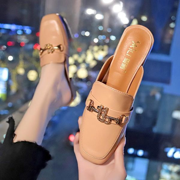 slippers women summer 2021 flat-bottomed slackers baotou half miller shoes, Black
slippers women summer 2021 flat-bottomed slackers baotou half miller shoes, Black
