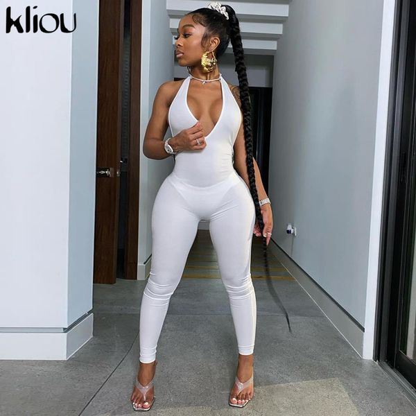 2011kliou halter women activewear v-neck bandage sleeveless jumpsuit skinny rompers solid elastic bodycon fitness casual outfit, Black;white
2011kliou halter women activewear v-neck bandage sleeveless jumpsuit skinny rompers solid elastic bodycon fitness casual outfit, Black;white