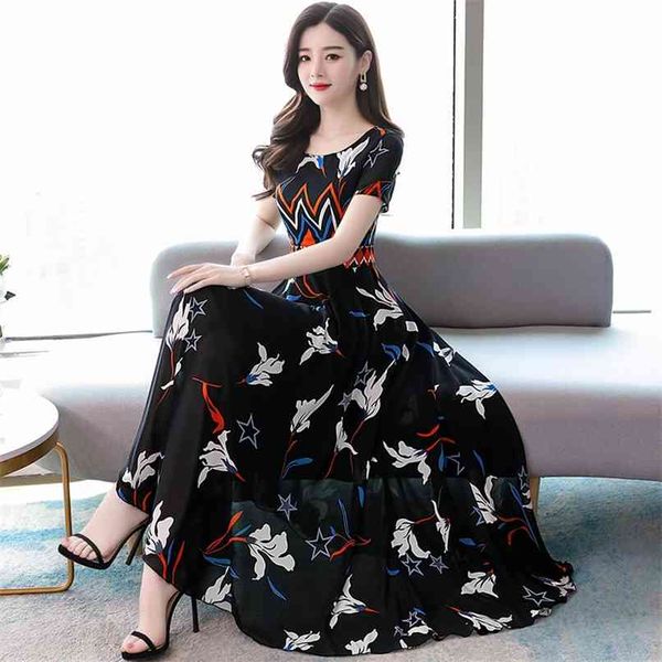 spring summer print chiffon beach midi dress 3xl plus size vintage runway maxi dresses elegant women bodycon party vestidos 210528, Black;gray
spring summer print chiffon beach midi dress 3xl plus size vintage runway maxi dresses elegant women bodycon party vestidos 210528, Black;gray