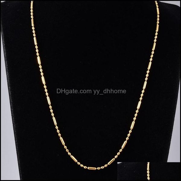 chains necklaces & pendants jewelrychains trendy gold beads chain choker necklace for women stainless steel bean charms jewelry gift fast l2, Silver
chains necklaces & pendants jewelrychains trendy gold beads chain choker necklace for women stainless steel bean charms jewelry gift fast l2, Silver