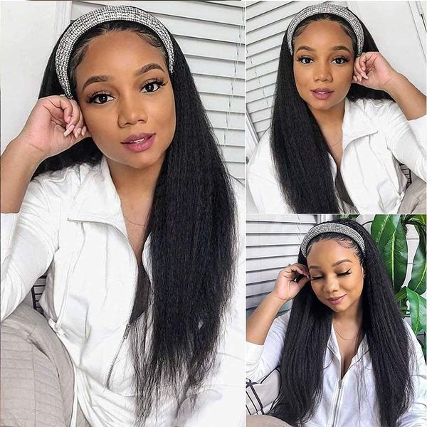 synthetic headband wig kinky culry hair wigs for black women yiki straight wigs easy to wear 20-28 inch for daily wearfactory direct
synthetic headband wig kinky culry hair wigs for black women yiki straight wigs easy to wear 20-28 inch for daily wearfactory direct