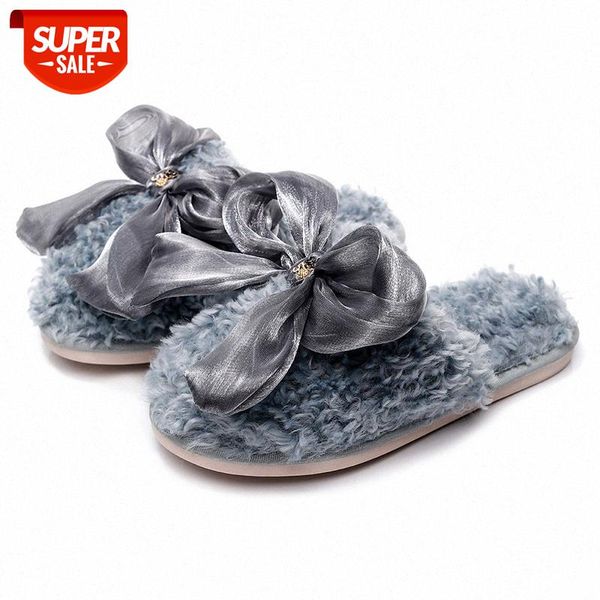 temperament small fragrant wind bowknot plush slippers for home wear non-slip thick and velvet warm cotton #j02f, Black
temperament small fragrant wind bowknot plush slippers for home wear non-slip thick and velvet warm cotton #j02f, Black