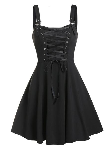 casual dresses wipalo lace up buckle strap a line dress gothic harajuku vintage summer sleeveless party women plus size x22d, Black;gray
casual dresses wipalo lace up buckle strap a line dress gothic harajuku vintage summer sleeveless party women plus size x22d, Black;gray