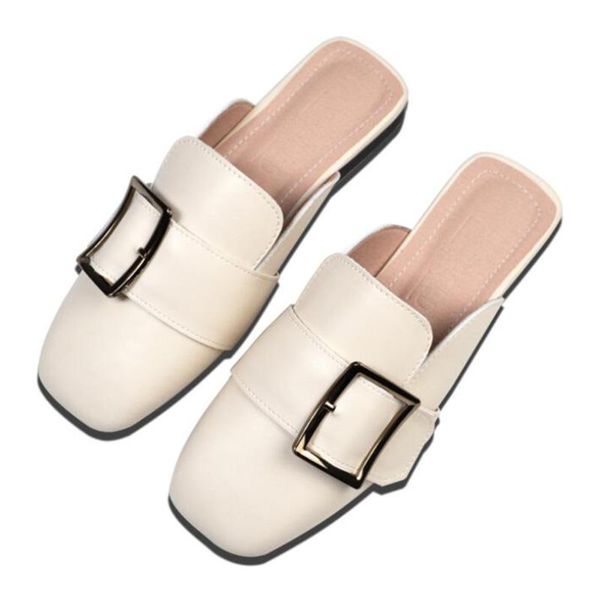 ladies spring and summer flat baotou semi-slipper sandals casual slippers fashion outdoor wear women's mueller shoes qq48, Black
ladies spring and summer flat baotou semi-slipper sandals casual slippers fashion outdoor wear women's mueller shoes qq48, Black