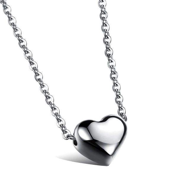 pendant necklaces japanese korean lady fashion girlfriend gift love heart cute necklace choker stainless steel jewelry link chain, Silver
pendant necklaces japanese korean lady fashion girlfriend gift love heart cute necklace choker stainless steel jewelry link chain, Silver