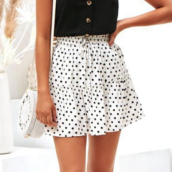 skirts women korean clothes summer dot print elastic high waist lace up pleated a line mini skirt casual short streetwear, Black
skirts women korean clothes summer dot print elastic high waist lace up pleated a line mini skirt casual short streetwear, Black