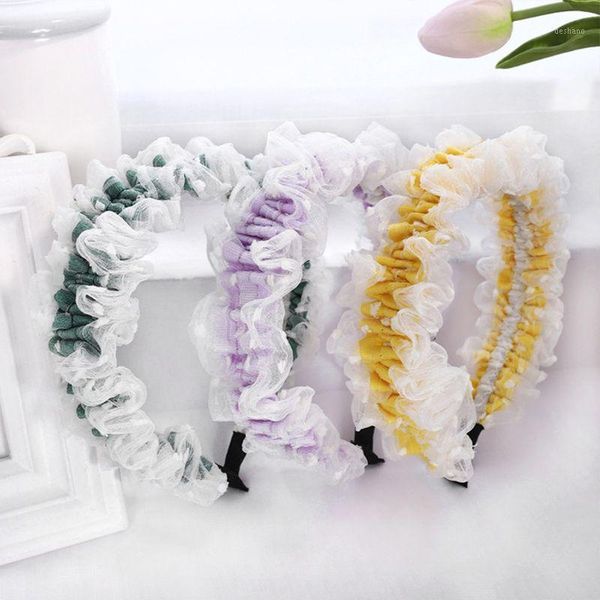 korean princess ruffles lace wide headband women sweet bright candy color hair hoop wave wrinkled romantic wedding crown1
korean princess ruffles lace wide headband women sweet bright candy color hair hoop wave wrinkled romantic wedding crown1