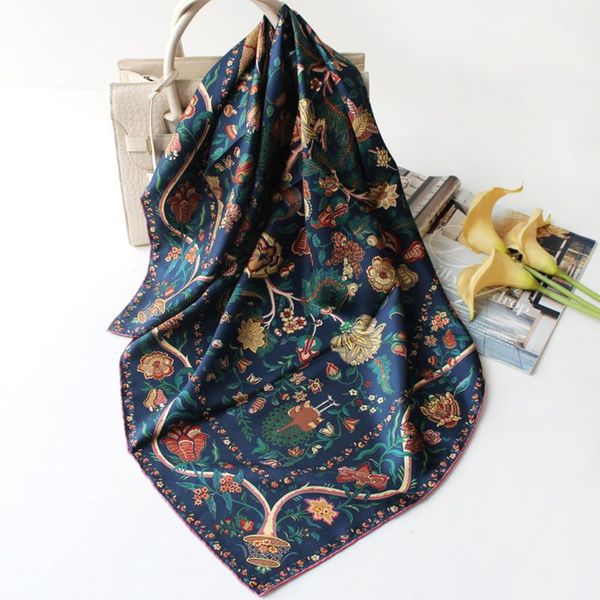 scarves women scarfe 100% silk twill scarf fashion square 90 cm cute girl all-match hijab pure real natural printed, Blue;gray
scarves women scarfe 100% silk twill scarf fashion square 90 cm cute girl all-match hijab pure real natural printed, Blue;gray