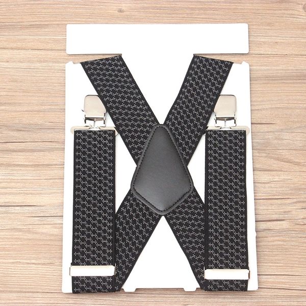 iPwg men's widened suspenders and thickened elastic clip suit trousers men's widened and thickened elastistrap suspender strap, Black;white
iPwg men's widened suspenders and thickened elastic clip suit trousers men's widened and thickened elastistrap suspender strap, Black;white
