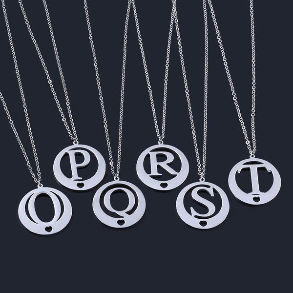 pendant necklaces midy letter initial necklace pendants stainless steel name alphabet custom choker women jewelry gift, Silver
pendant necklaces midy letter initial necklace pendants stainless steel name alphabet custom choker women jewelry gift, Silver
