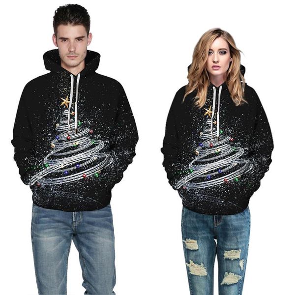 women's hoodies & sweatshirts christmas printing autumn winter long sleeve hooded sweatshirt pullover drawstring couple hoodie, Black
women's hoodies & sweatshirts christmas printing autumn winter long sleeve hooded sweatshirt pullover drawstring couple hoodie, Black