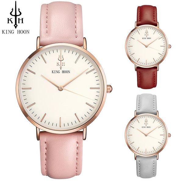 wristwatches king hoon women watches 2021 sale stainless steel / leather strap slim rose gold quartz watch casual clock montre femme, Slivery;brown
wristwatches king hoon women watches 2021 sale stainless steel / leather strap slim rose gold quartz watch casual clock montre femme, Slivery;brown