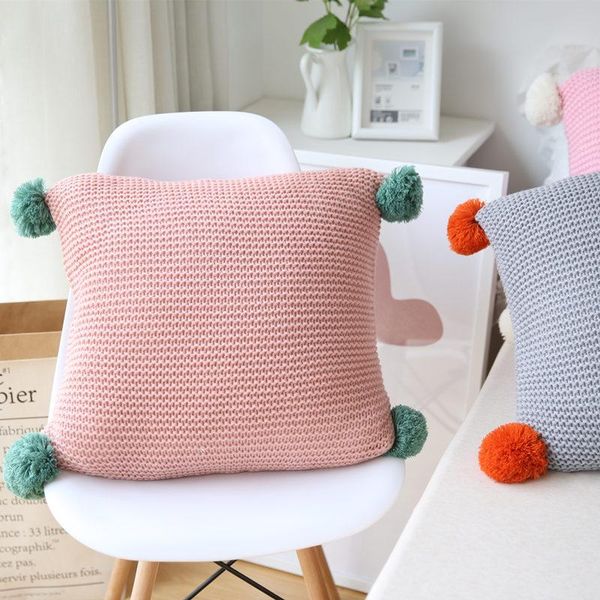 cushion cover decorative pillow case nordic fresh knitting cute balls throw kid room decoration cushion/decorative
cushion cover decorative pillow case nordic fresh knitting cute balls throw kid room decoration cushion/decorative