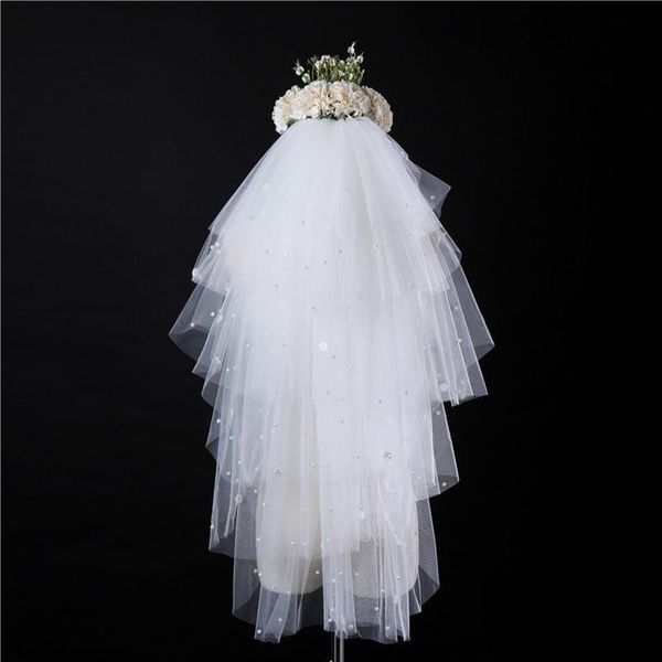 bridal veils fashion multilayer wedding with bead for po tour party tulle veil, Black
bridal veils fashion multilayer wedding with bead for po tour party tulle veil, Black
