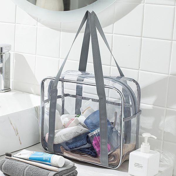 pvc hand cosmetic bath waterproof travel storage large capacity transparent wash bag
pvc hand cosmetic bath waterproof travel storage large capacity transparent wash bag