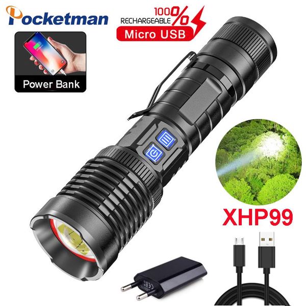 other led lighting pocketman 80000lm xhp99 usb rechargeable torch xhp50 lanterna camping lamp use 18650 26650 with pen holder
other led lighting pocketman 80000lm xhp99 usb rechargeable torch xhp50 lanterna camping lamp use 18650 26650 with pen holder