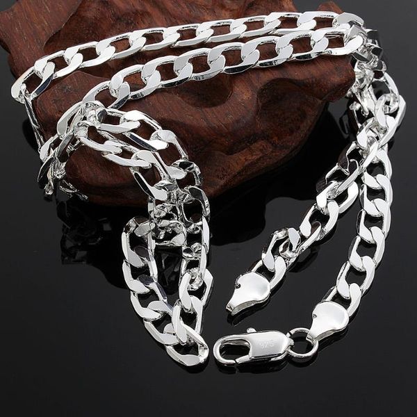 chains 925 sterling silver classic brands men's 8mm chain necklace for woman fashion wedding party jewelry christmas gifts
chains 925 sterling silver classic brands men's 8mm chain necklace for woman fashion wedding party jewelry christmas gifts