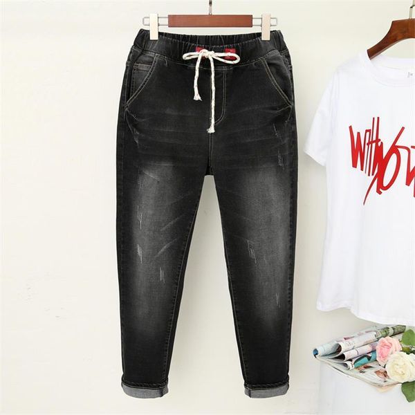 women's jeans boyfriend for women elastic denim harem pants vintage loose plus size female streetwear high waist mom q1529 ogxg, Blue
women's jeans boyfriend for women elastic denim harem pants vintage loose plus size female streetwear high waist mom q1529 ogxg, Blue