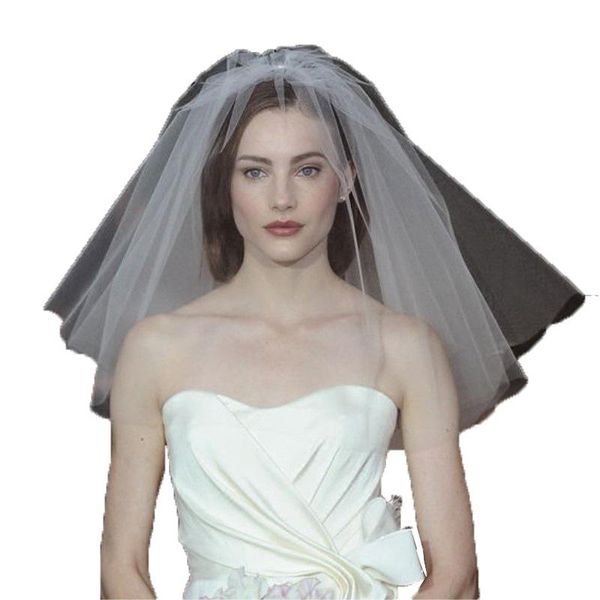 bridal veils 2021 fashion with comb two layer wedding veil weddings accessories, Black
bridal veils 2021 fashion with comb two layer wedding veil weddings accessories, Black