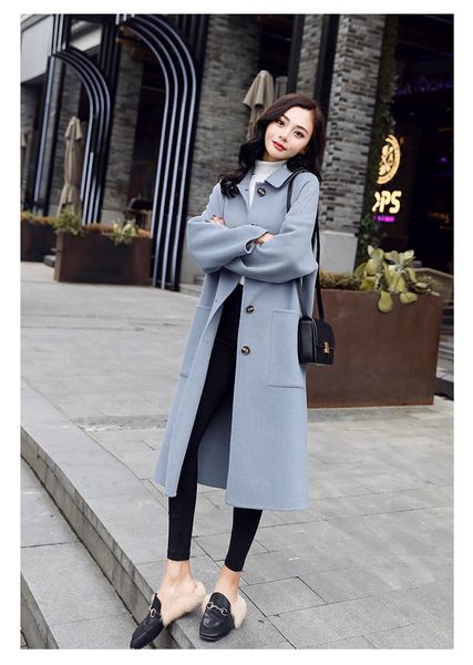 women's trench coats fdfklak manteau femme 2019 autumn winter coat women woolen jacket cashmere coat straight female long coats abrigo, Tan;black
women's trench coats fdfklak manteau femme 2019 autumn winter coat women woolen jacket cashmere coat straight female long coats abrigo, Tan;black