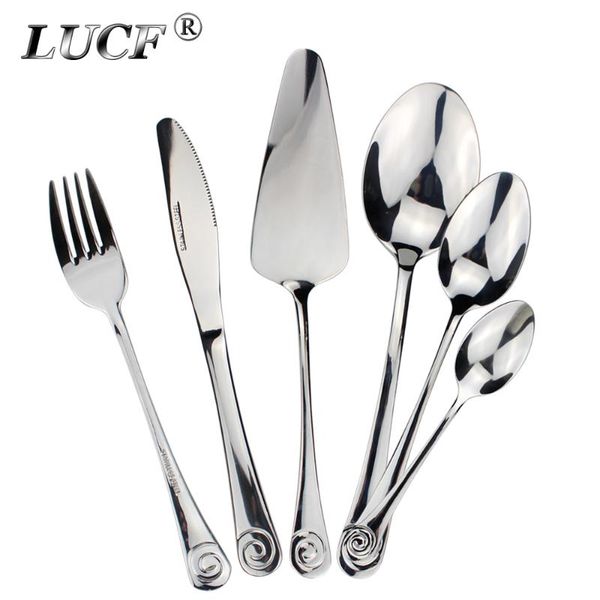 stainless steel western practical dinnerware with cake server 6pcs separate resonable cutlery mirror polish for family sets
stainless steel western practical dinnerware with cake server 6pcs separate resonable cutlery mirror polish for family sets