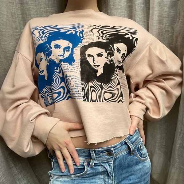 women's t-shirt spring autumn gothic sweatshirt long sleeve o-neck hoodies y2k aesthetic hip hop women e-girl harajuku streetwear, White
women's t-shirt spring autumn gothic sweatshirt long sleeve o-neck hoodies y2k aesthetic hip hop women e-girl harajuku streetwear, White