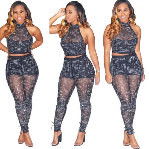 women's two piece suit black dots halter long sleeve 2021 crop pants summer feminine matching sets streetwear party tracksuits, Gray
women's two piece suit black dots halter long sleeve 2021 crop pants summer feminine matching sets streetwear party tracksuits, Gray