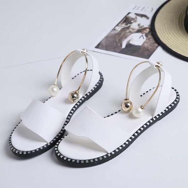 zapatos mujer fashion rome slip-on women sandals flip flops solid round toe pearl buckle causal shoes, Black
zapatos mujer fashion rome slip-on women sandals flip flops solid round toe pearl buckle causal shoes, Black