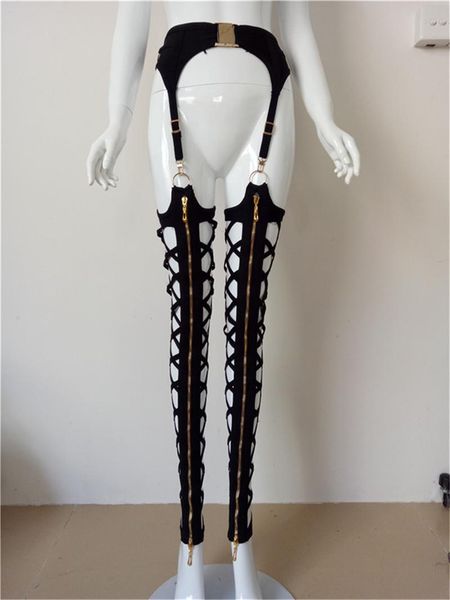 black hollow out full length front zipper fashion rayon2021 bodycon bandage pants women's & capris, Black;white
black hollow out full length front zipper fashion rayon2021 bodycon bandage pants women's & capris, Black;white