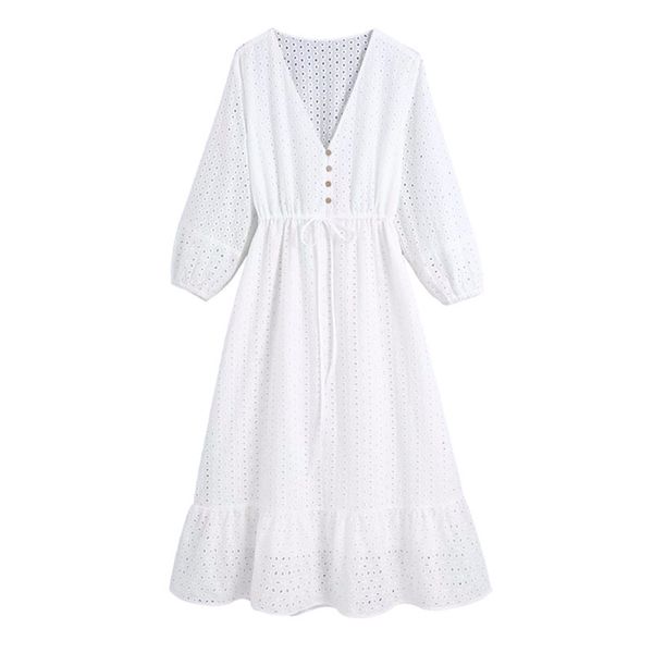 puwd sweet women v neck single breasted dress spring fashion ladies draw back elegant female lantern sleeve 210427, Black;gray
puwd sweet women v neck single breasted dress spring fashion ladies draw back elegant female lantern sleeve 210427, Black;gray