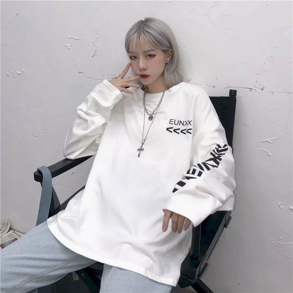 women's blouses & shirts long-sleeve white shirt, female punk harajuku, autumn korean, loose, hong kong flavor, retro, stamped sqok
women's blouses & shirts long-sleeve white shirt, female punk harajuku, autumn korean, loose, hong kong flavor, retro, stamped sqok