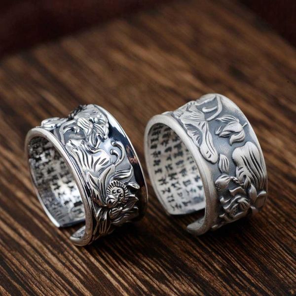 silver ring for women jewelry 100% original pure s990 sterling lotus flower good luck buddha cluster rings, Golden;silver
silver ring for women jewelry 100% original pure s990 sterling lotus flower good luck buddha cluster rings, Golden;silver