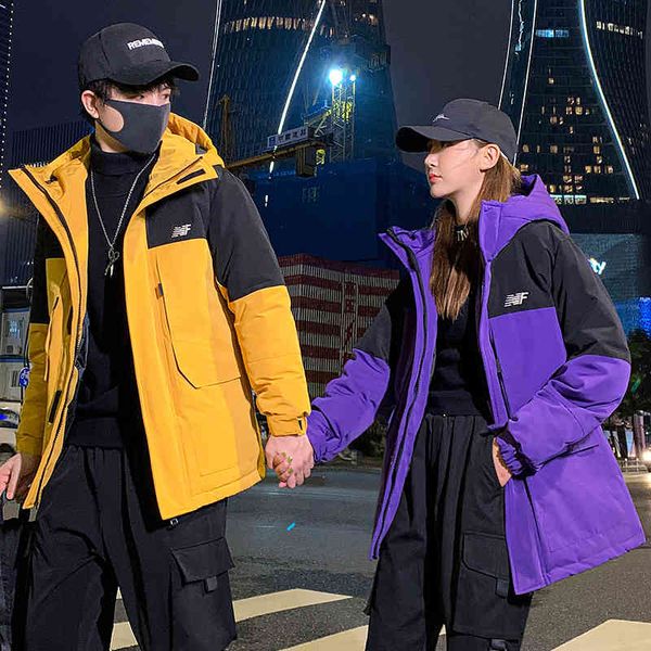 down 2021 plus new couples fashion casual short warm jacket men's hooded coat brand beautiful purple winter, Black
down 2021 plus new couples fashion casual short warm jacket men's hooded coat brand beautiful purple winter, Black