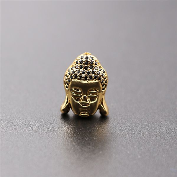 70% off copper micro zircon buddha head separated bead bracelet jewelry accessories diy, Black
70% off copper micro zircon buddha head separated bead bracelet jewelry accessories diy, Black