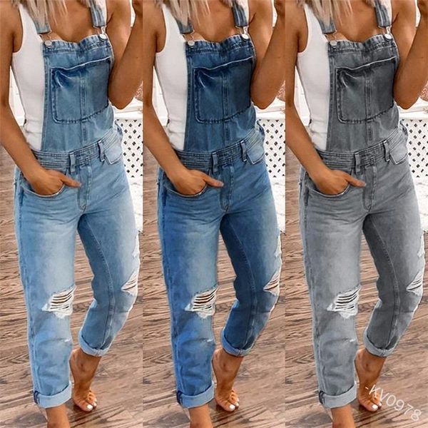 pockets jeans overalls women plus size mid waist washed spring summer fashion ankle-length pants lugentolo women's, Blue
pockets jeans overalls women plus size mid waist washed spring summer fashion ankle-length pants lugentolo women's, Blue