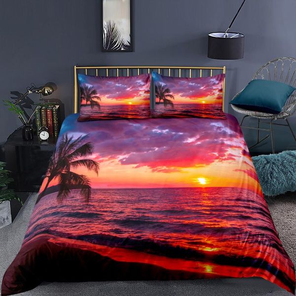 scenery beach sunset bedding set fantasy fashion 3d print comforter luxury king single duvet cover home textile modern sets
scenery beach sunset bedding set fantasy fashion 3d print comforter luxury king single duvet cover home textile modern sets