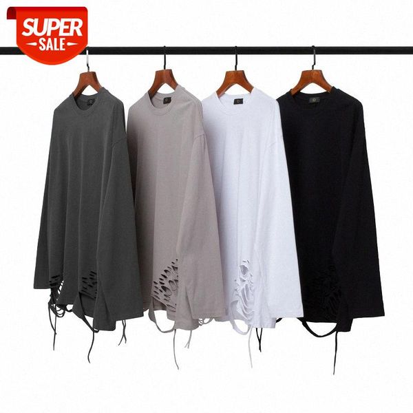 ins hip-hop knife cut holes oversize loose cotton t-shirt long-sleeved bottoming shirt tee #bt6m, White;black
ins hip-hop knife cut holes oversize loose cotton t-shirt long-sleeved bottoming shirt tee #bt6m, White;black