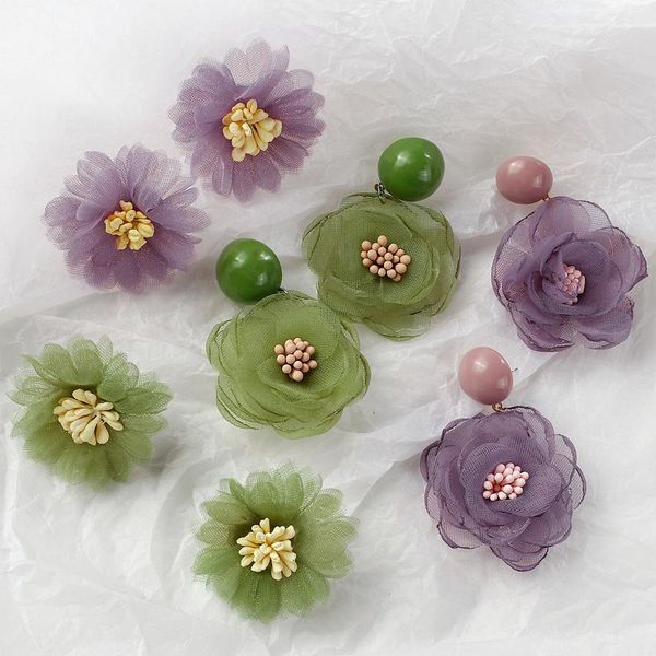 dangle & chandelier aensoa trendy korean flower drop earrings for women 2021 chiffon fabric floral statement pendant party jewelry gifts, Silver
dangle & chandelier aensoa trendy korean flower drop earrings for women 2021 chiffon fabric floral statement pendant party jewelry gifts, Silver