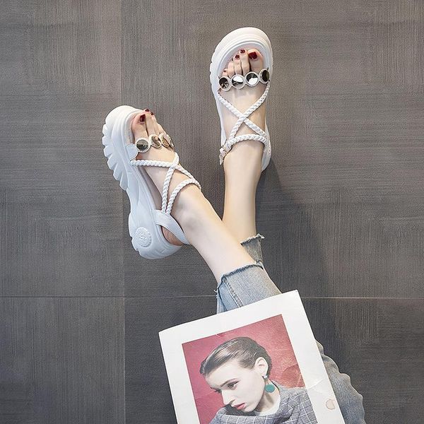 summer sandals women casual fashion cross-strap twist braid buckle strap solid wedges breathable high quality, Black
summer sandals women casual fashion cross-strap twist braid buckle strap solid wedges breathable high quality, Black