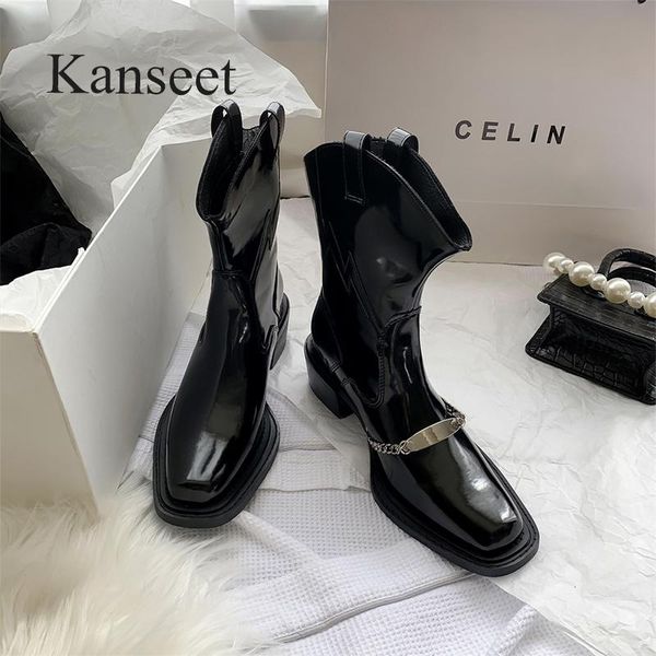 boots kanseet 2021 genuine leather women ankle winter shoes warm short plush mid heel chain fashion design black
boots kanseet 2021 genuine leather women ankle winter shoes warm short plush mid heel chain fashion design black