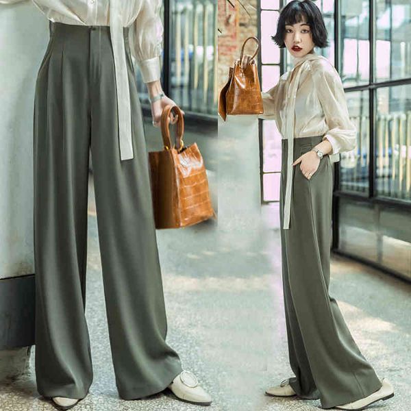 summer all-match drape wide leg pants high waist loose trousers casual straight wide leg skirt pants mopping pants 210522, Black;white
summer all-match drape wide leg pants high waist loose trousers casual straight wide leg skirt pants mopping pants 210522, Black;white